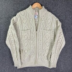 Vintage Thane Cable Knit Sweater Men Large 70's Old Money Preppy Grandpacore